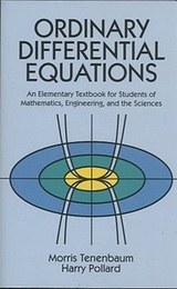 Ordinary Differential Equations An Elementary Textbook for Students of Mathematics Engineering and the Sciences 