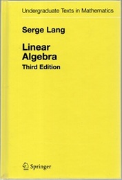 Linear Algebra : 3rd Edition (Hard) (英) ラング線形代数 