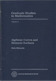Algebraic Curves and Riemann Surfaces  