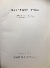 燃料要素およびその構成部材の標準試験法 検査専門委員会第三次報告書 