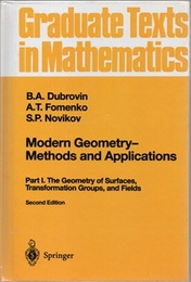 Modern Geometry - Methods and Applications : Part 1 : 2nd Edition (Hard) The Geometry of Surfaces, Transformation Groups, and Fields 