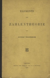 Elemente der Zahlentheorie.  