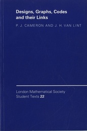 Designs, Graphs, Codes and their Links (Soft)  