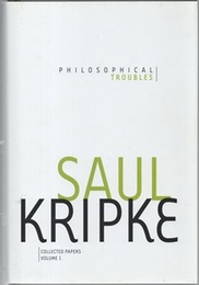 Philosophical Troubles : Collected Papers, Volume1 (Hard)  