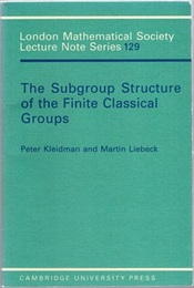 The Subgroup Structure of the Finite Classical Groups  