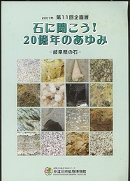 2007年第11回企画展　石に聞こう！20億年のあゆみ　岐阜県の石  
