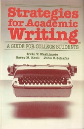Strategies for Academic Writing A Guide for College Students 
