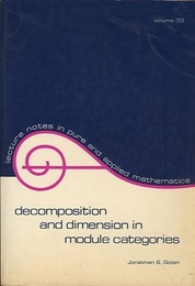 Decomposition and Dimension in Module Categories  