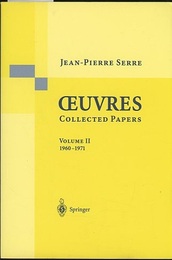 Jean-Pierre Serre : Oeuvres-Collected Papers : Vol.2 (soft) 1960-1971 