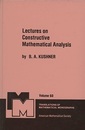 Lectures on Constructive Mathematical Analysis  