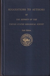 Suggestions to Authors of the Reports of the United States Geological Survey : 6th Edition (英) アメリカ地質調査所レポートの書き方 