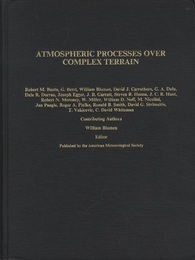 Atmospheric Processes over Complex Terrain  