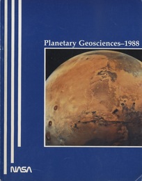 Planetary geosciences - 1988 NASA SP-498 