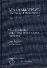 The Classification of the Finite Simple Groups, Number 2 Part I, Chapter G : General Group Theory 