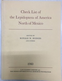 Checklist of the Lepidoptera of America、 North of Mexico  