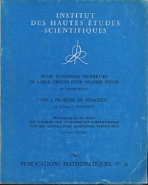 Some Finiteness Properties of Adele Groups over Number Fields On a Problem of Nieminen/Ein Theorem der Analytischen Garbentheorie 