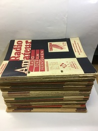Radio Amateur （ドイツ；アマチュア無線雑誌）1938年7月号-1943年12月号・1944年3月-10月号 radio tonfilm fernsehen (ラジオ・トランシーバー・時計テレビ) 