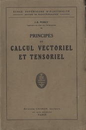 Principes de Calcul Vectoriel et Tensoriel  