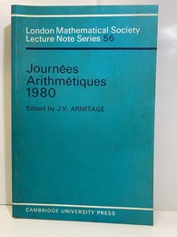 Journees Arithmetiques 1980  
