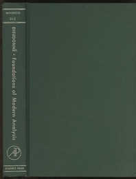 Treatise on Analysis : Vol. 1 (Foundations of Modern Analysis : Enlarged and Corrected Printing) (Hard) Chapters 1-11 (英) 現代解析の基礎：第1巻