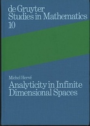 Analyticity in Infinite Dimensional Spaces  