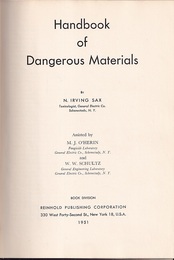Handbook of Dangerous Materials  