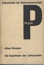 Die Hypothese der Lichtquanten  