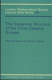 The Subgroup Structure of the Finite Classical Groups  