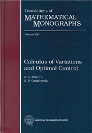 Calculus of Variations and Optimal Control (英) 変分法と最適制御 