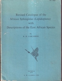 Revised Catalogue of the African Sphingidae (Lepidoptera) with Descriptions of the East African Species : 2nd Edition  