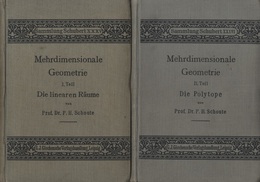 Mehrdimensionale Geometrie : Vo. 1- 2 Die Linearen Raume 