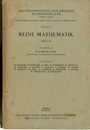 Reine Mathematik : Teil 2  