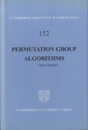 Permutation Group Algorithms  