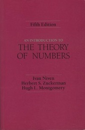 An Introduction to the Theory of Numbers : 5th Edition (Soft)  
