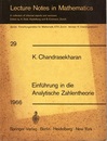 Einfuhrung in Die Analytische Zahlentheorie  