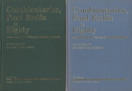 Combinatorics、 Paul Erdos is Eighty : Vol.1- 2  