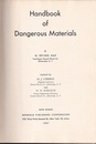 Handbook of Dangerous Materials  