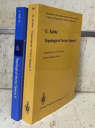 Topological Vector Spaces : Vol.1-2 (Soft) Vol.1 : 2nd Printing, revised (2nd Edition) 
