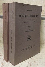Elie Cartan Oeuvres Completes : Partie. Ⅲ (Vol. 1-2) (Vol.1)Divers, geometrie differentielle (Vol.2)Geometrie differentielle (Suite) (仏) エリー・カルタン数学全集 (Part.3) 微分幾何学ほか