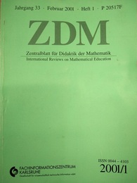ZDM : Zentralblatt fur Didaktik der Mathematik : Vol. 33-38 International Reviews on Mathematical Education 