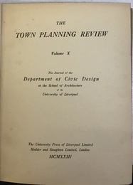 The Town Planning Review    Vol.10／1-4　1923-1924  