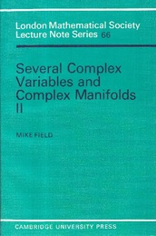 Several Complex Variables and Complex Manifolds 2  