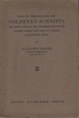 Uber die Verhaltniszahl des Goldenen Schnitts Die Reihe der mit ihr Zusammenhangenden Ganzen Zahlen und eine aus Dieser Abgeleitete Reihe 