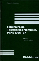 Seminaire de Theorie des Nombres , Paris 1986-87 (Hard)  