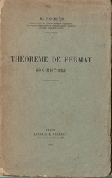 Theoreme de Fermat Son Histoire 