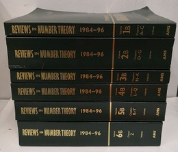 Reviews in Number Theory：1984-1996： Volume 1B-6B As Printed in Mathematical Reviews 