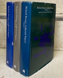 Richard Brauer : Collected Papers : Vol. 1-3  