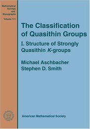The Classification of Quasithin Groups : 1-2 (1) Structure of Strongly Quasithin K-groups (2) Main Theorems: The Classification of Simple QTKE-groups