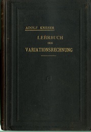 Lehrbuch der Variationsrechnung  