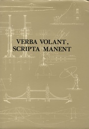 Verba Volant、 Scripta Manent In honor of Charles Massonnet at the Time of his Retirement 